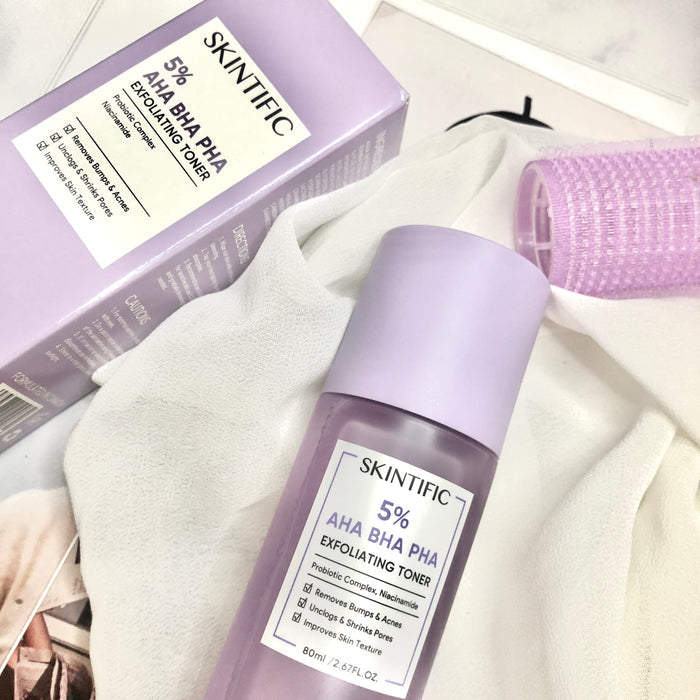 SKINTIFIC - 5% AHA BHA PHA Exfoliating Toner