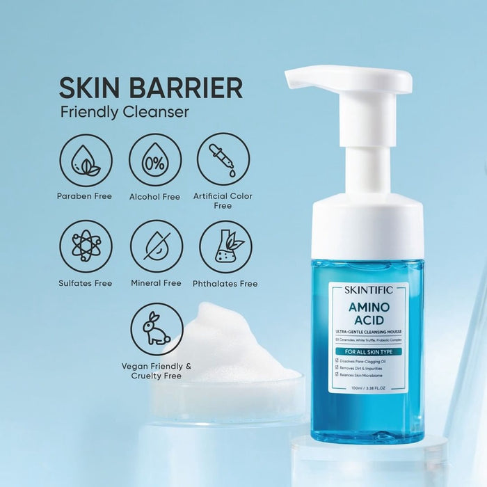 SKINTIFIC - Amino Acid Ultra Gentle Cleansing Mousse
