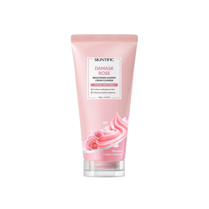 SKINTIFIC - Damask Rose Brightening Whipped Cream Cleanser