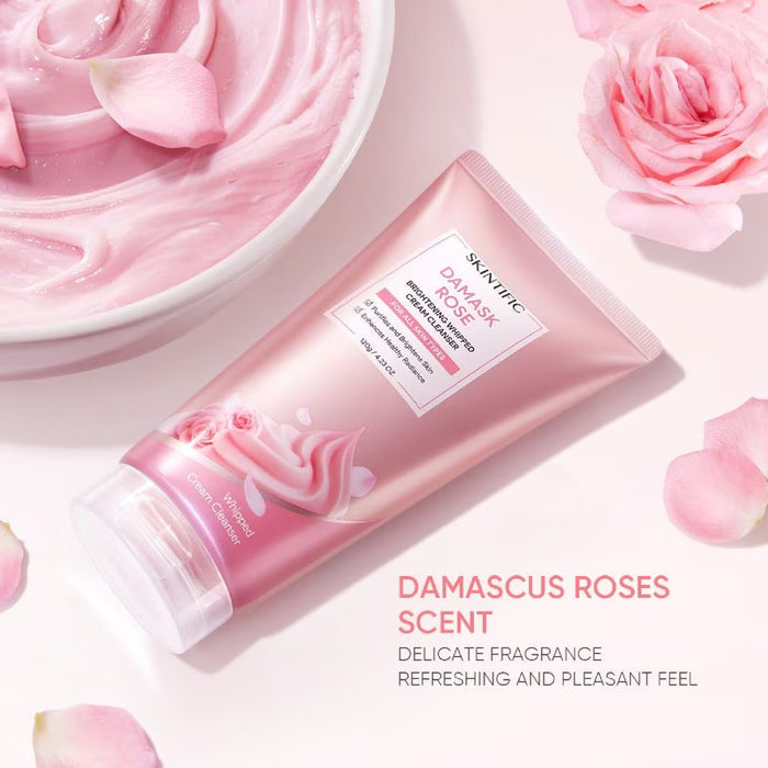 SKINTIFIC - Damask Rose Brightening Whipped Cream Cleanser