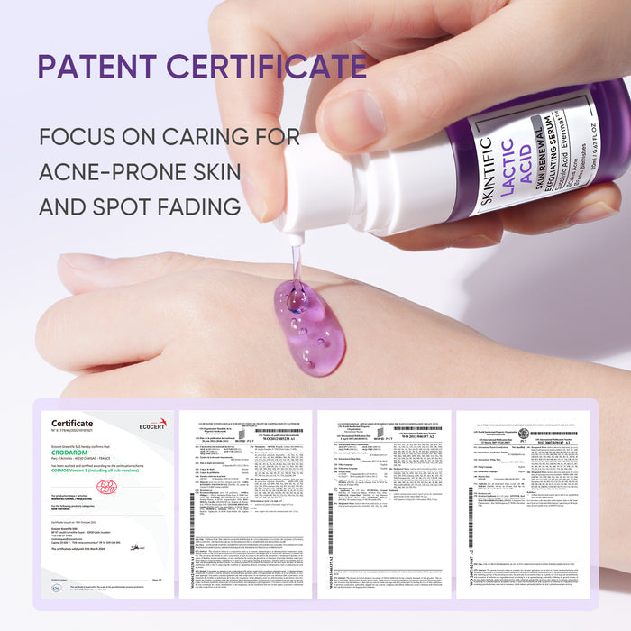 SKINTIFIC - Lactic Acid Skin Renewal Exfoliating Serum