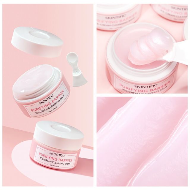 SKINTIFIC - Purifying Barrier Ice Cream Cleansing Balm