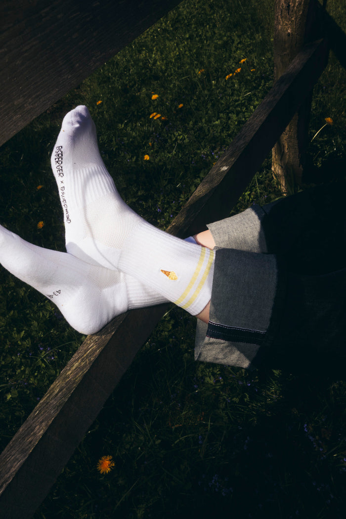 Socke Zitrone
