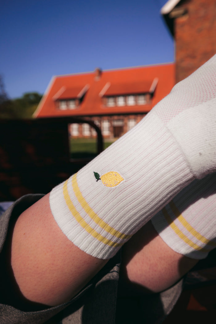 Socke Zitrone