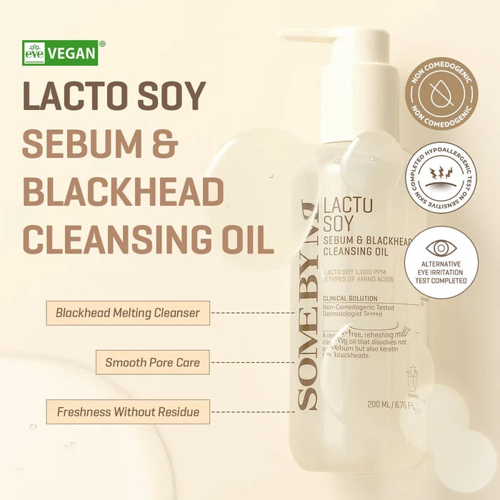 SOME BY MI - Lacto Soy Sebum & Blackhead Cleansing Oil
