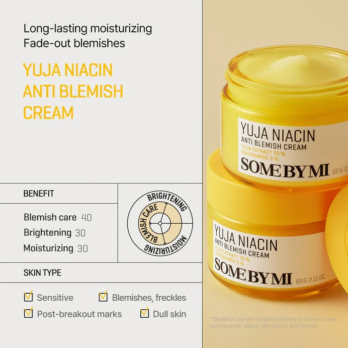 SOME BY MI - Yuja Niacin Anti Blemish Cream