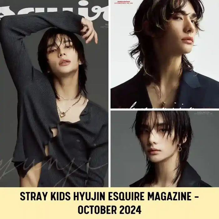Stray Kids Hyunjin ESQUIRE Korea Magazine - 2024 October Random