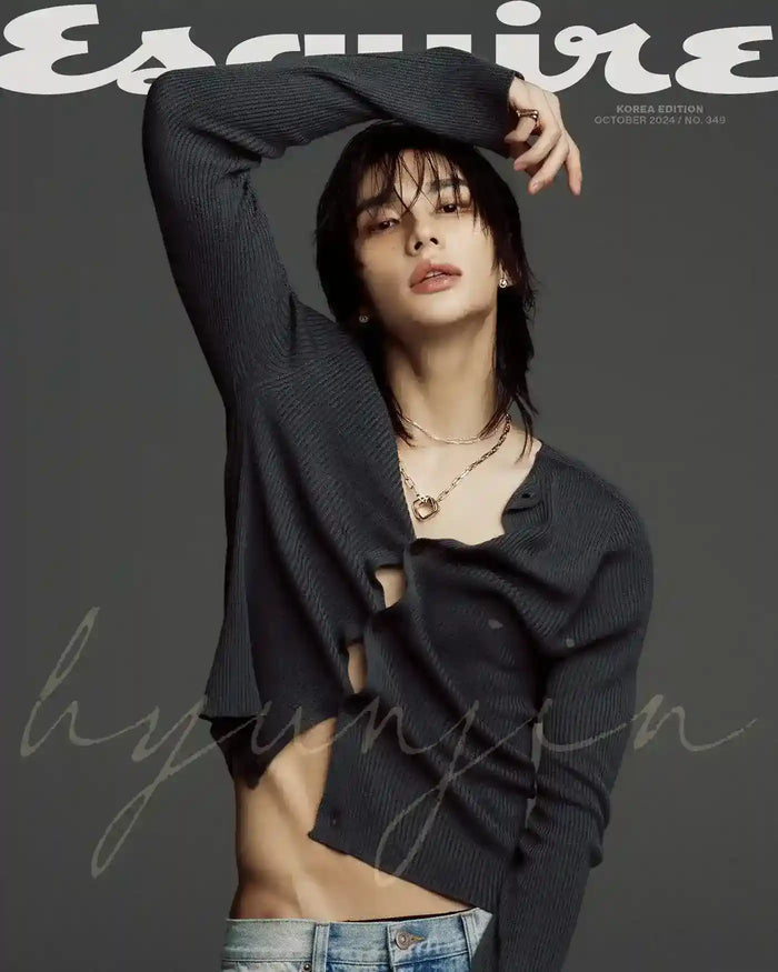 Stray Kids Hyunjin ESQUIRE Korea Magazine - 2024 October Random - image 4