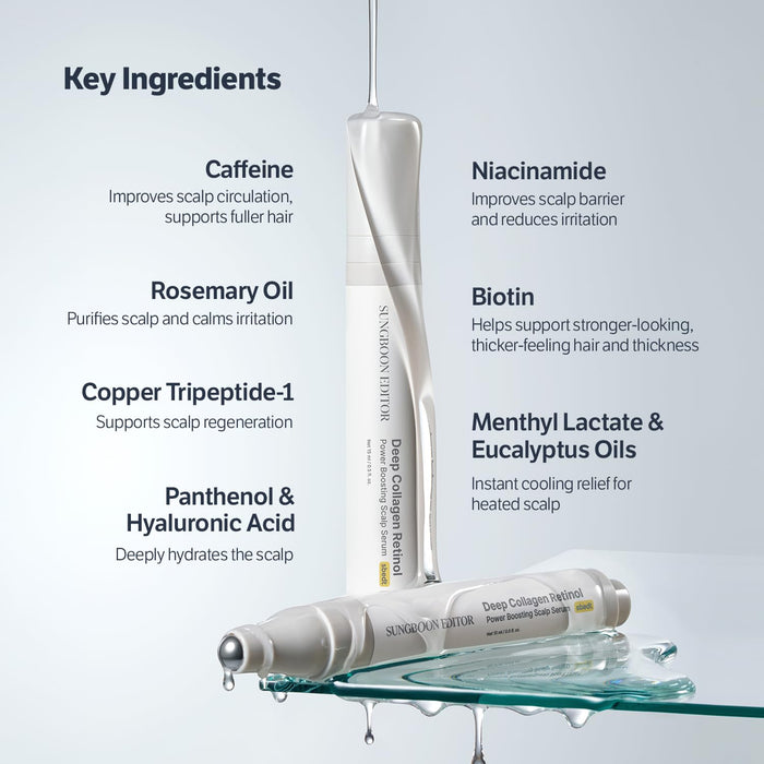 SUNGBOON EDITOR - Deep Collagen Retinol Power Boosting Scalp Serum