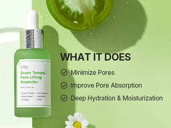 SUNGBOON EDITOR - Green Tomato Pore Boosting Deep Shot Ampoule