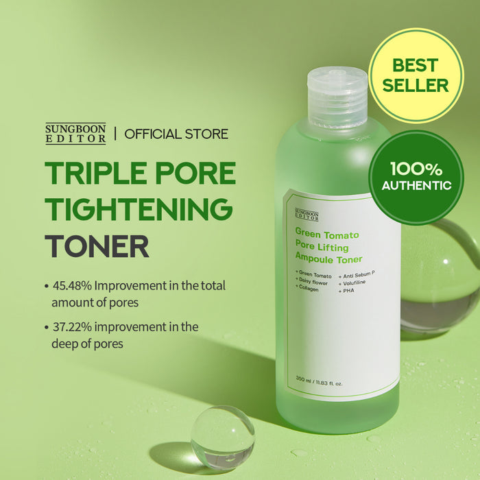 SUNGBOON EDITOR - Green Tomato Pore Lifting Ampoule Toner