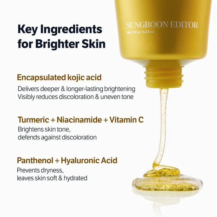 SUNGBOON EDITOR - Kojic Acid Niacinamide Radiance Soothing Gel Cleanser