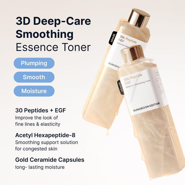 SUNGBOON EDITOR - Silk Peptide EGF Intensive Smoothing Toner