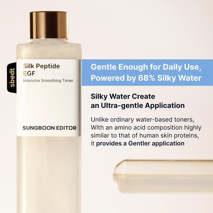 SUNGBOON EDITOR - Silk Peptide EGF Intensive Smoothing Toner