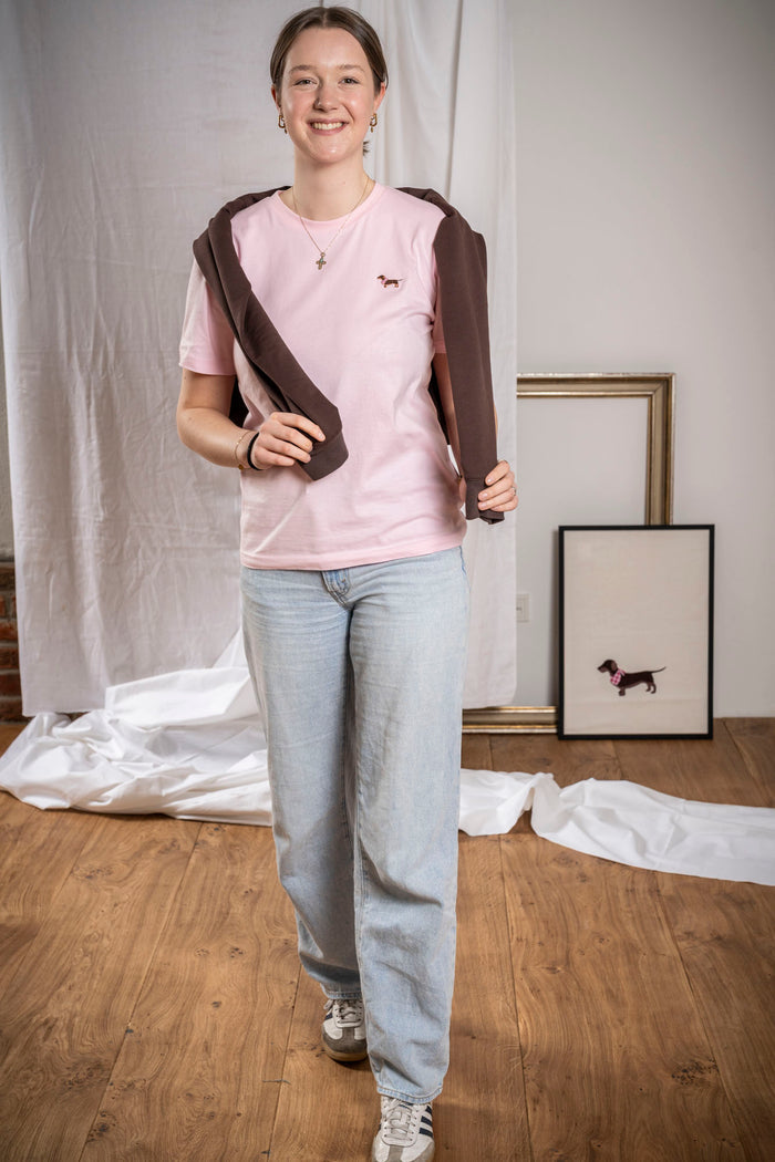 T-Shirt Dackel Rosé