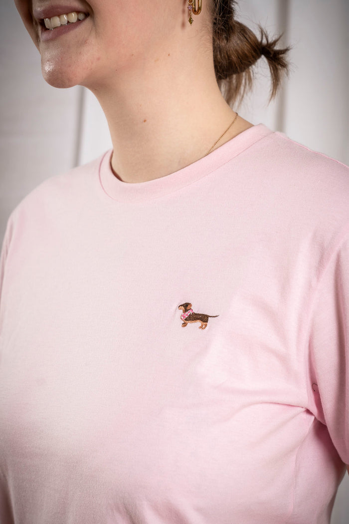 T-Shirt Dackel Rosé