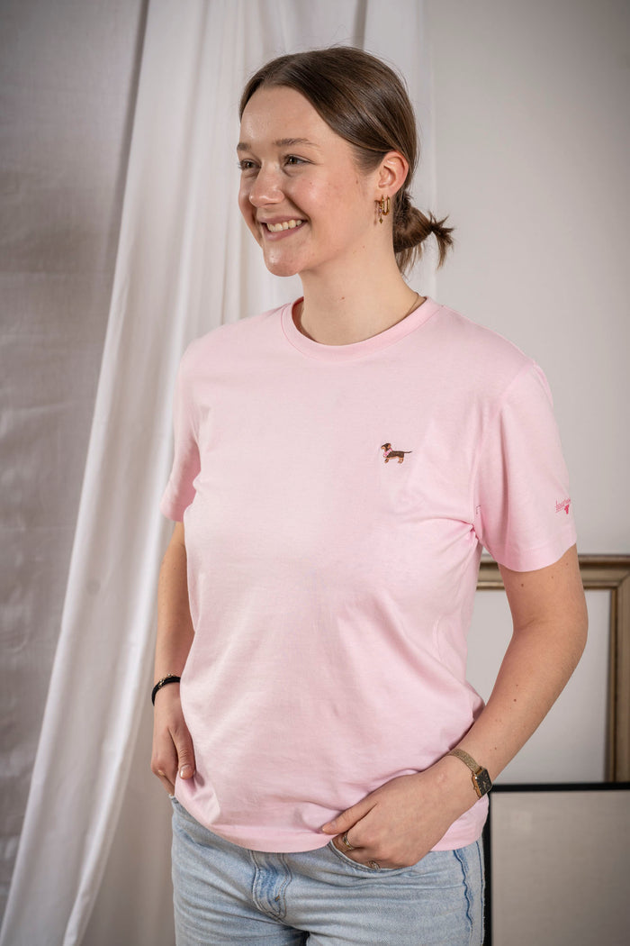T-Shirt Dackel Rosé