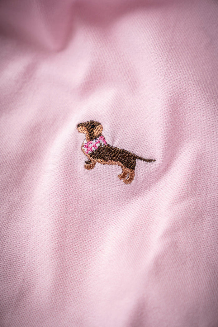 T-Shirt Dackel Rosé