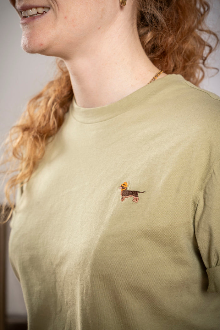 T-Shirt Teckel Sage