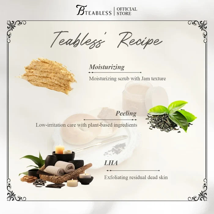 TEABLESS - Body Scrub Wash Earl Grey Tea Jam