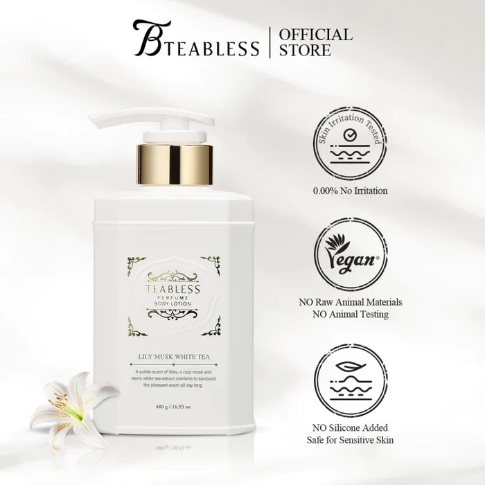 TEABLESS - Perfume Body Lotion Lily Musk White Tea