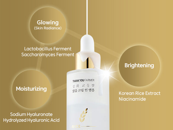 THANK YOU FARMER - Rice Pure Cream In Ampoule