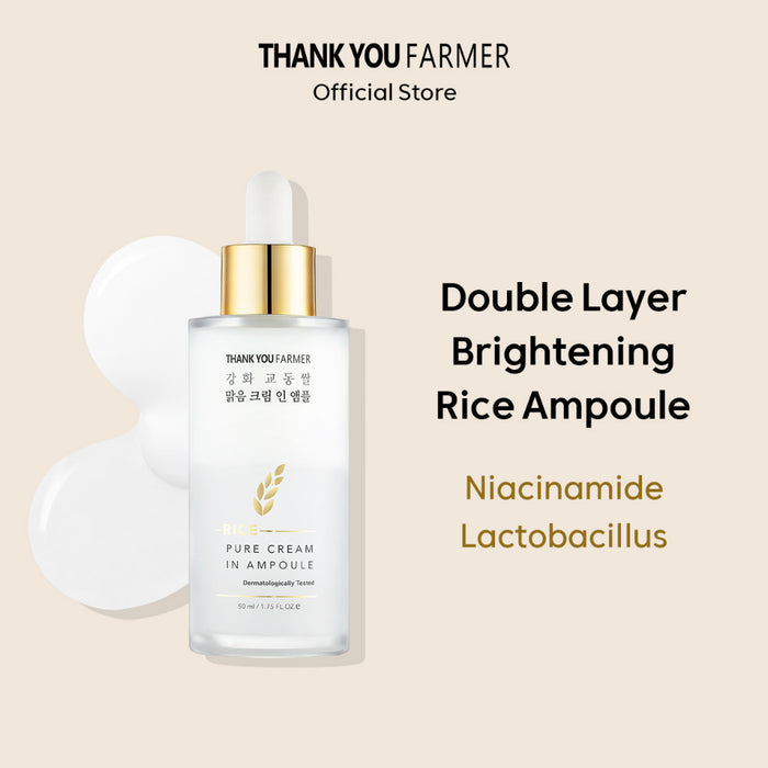THANK YOU FARMER - Rice Pure Cream In Ampoule