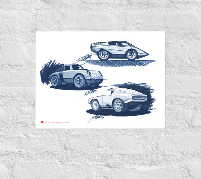 The Mighty Trio Print