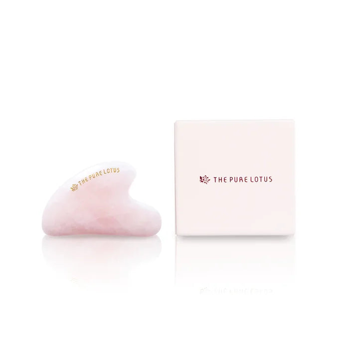THE PURE LOTUS - Rose Quartz Guasha