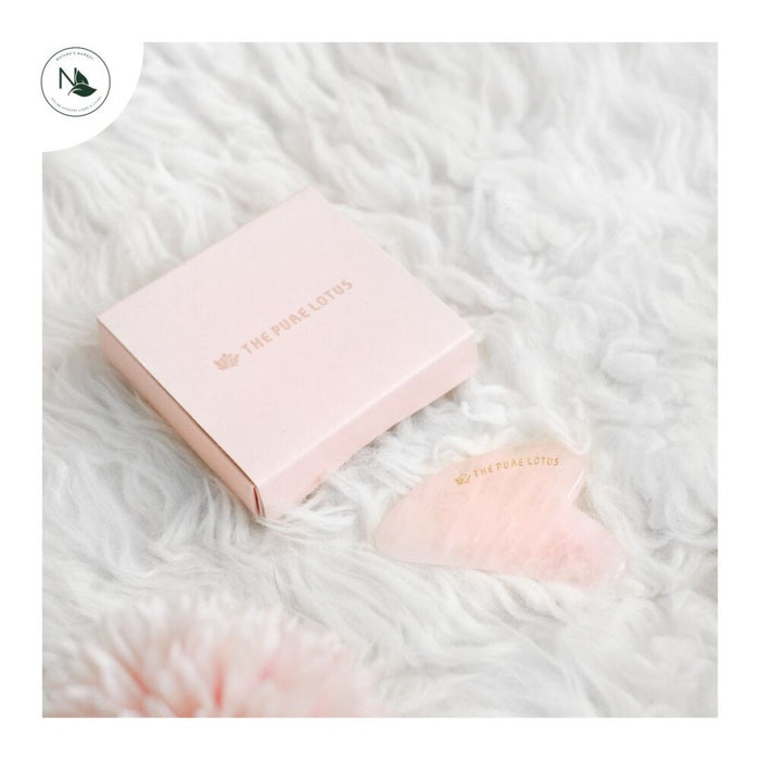 THE PURE LOTUS - Rose Quartz Guasha