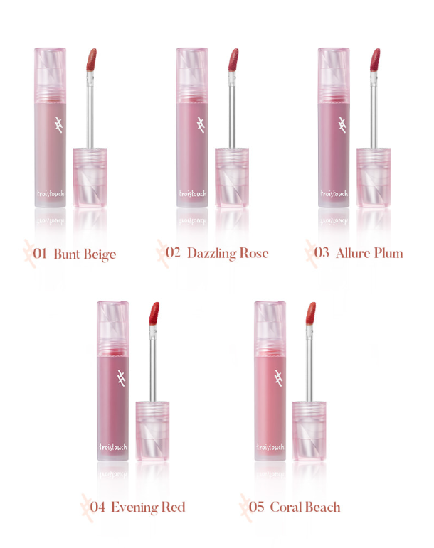 TROISTOUCH - Make Mood Fixing Lip Tint