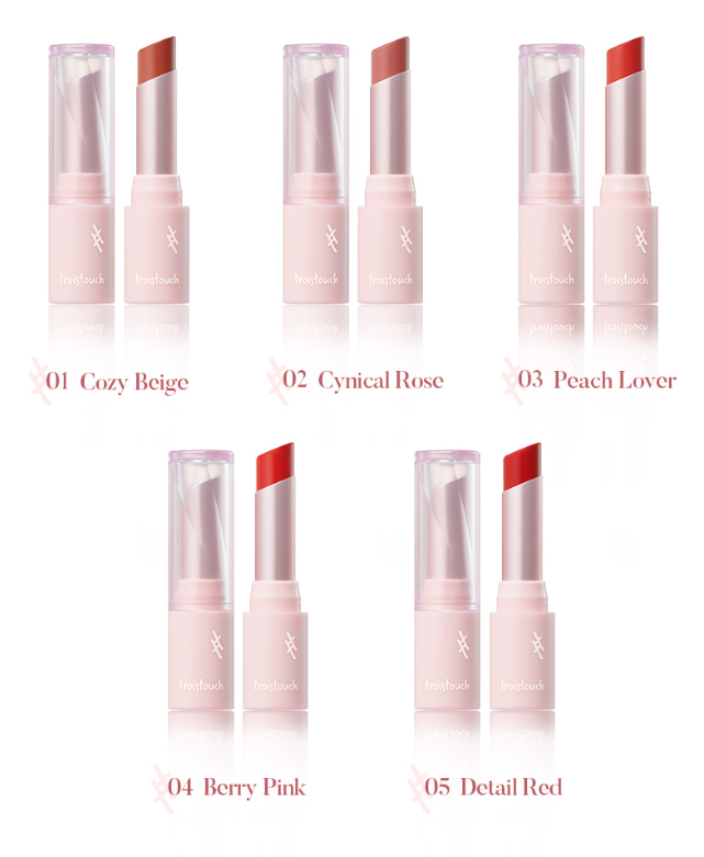 TROISTOUCH - Make Mood Velvet Lipstick