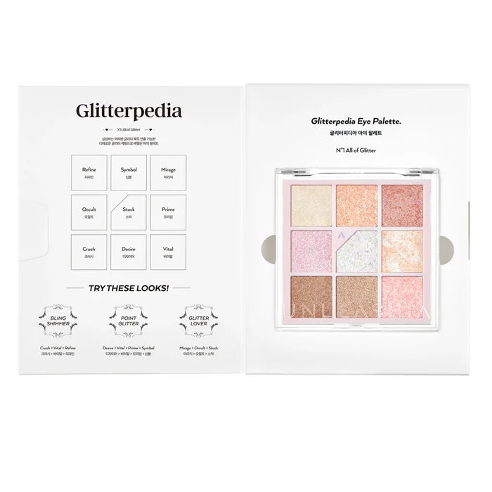 UNLEASHIA - Glitterpedia Eye Palette N4 All Of Brown (Discounted)