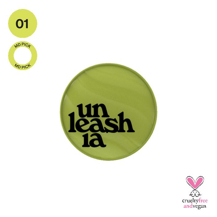 UNLEASHIA - Satin Wear Healthy Green Cushion