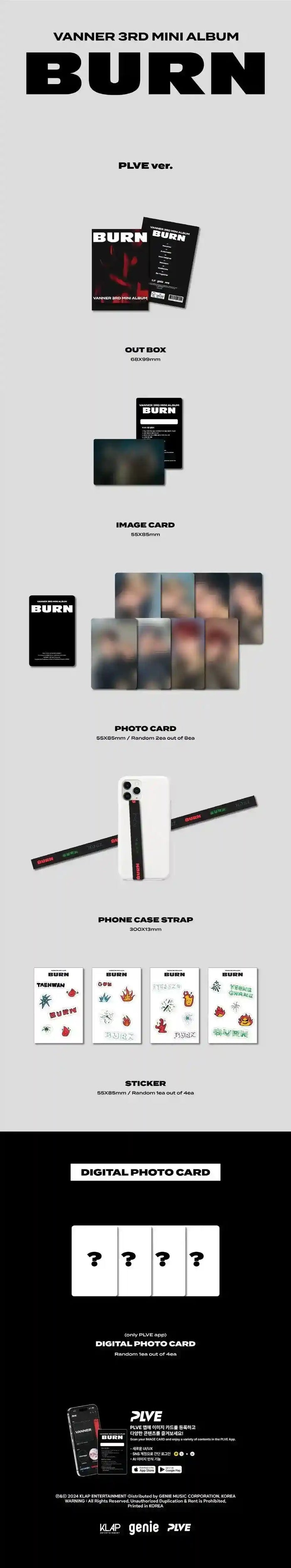Vanner - [BURN] - 3rd Mini Album - image 5