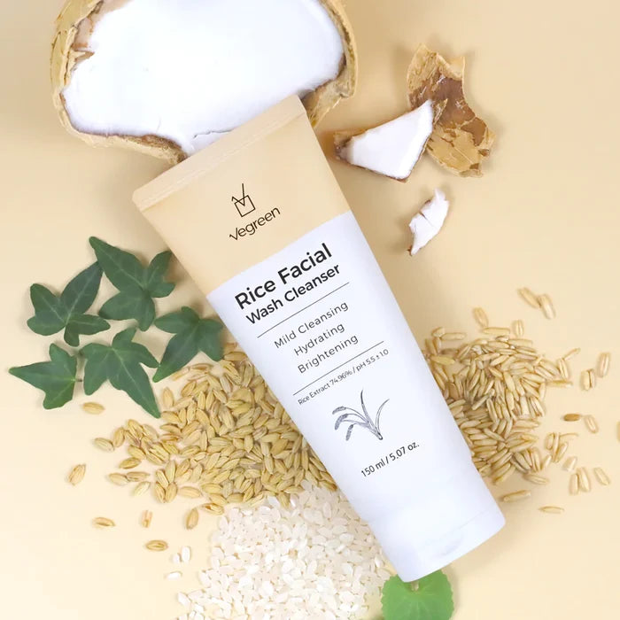 VEGREEN - Rice Facial Wash Cleanser