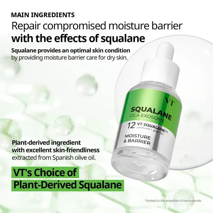 VT - Squalane Cica Exosome Ampoule